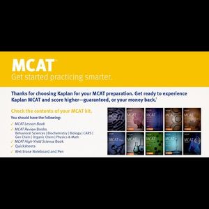 2019-2020 MCAT BUNDLE (11 items) UNOPENED